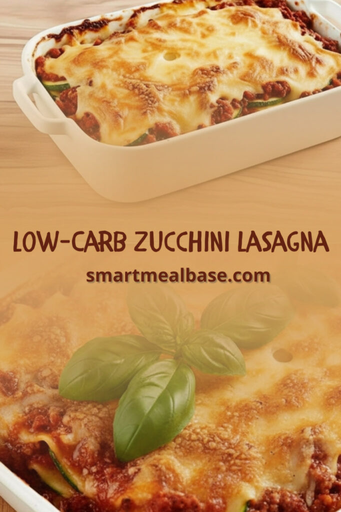 Low-Carb Zucchini Lasagna – Perfect 50-Minute Gluten-Free Dinner