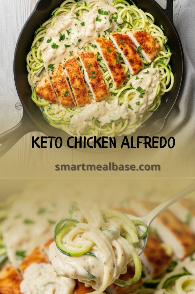 Keto Chicken Alfredo – Easy 30 Minute Creamy Low-Carb Dinner