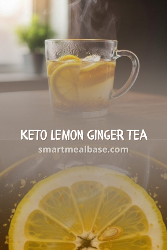 7-Minute Keto Lemon Ginger Tea — Easy Digestive & Refreshing Drink